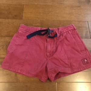 Womens Red American Eagle Shorts